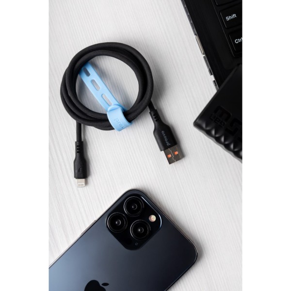 Фото - Кабель синхронизації даних Proove Rebirth Lightning 2.4A 1m Black (CCRE60001101)